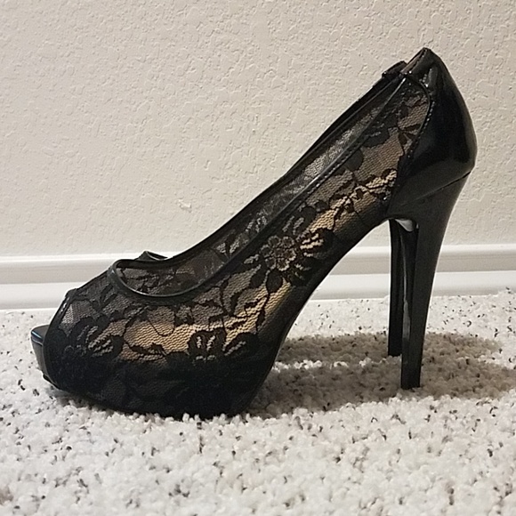 lace stilettos